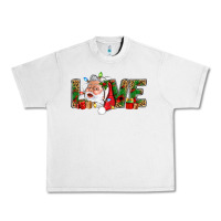 Lunar Rock Love And Santa With Gift Boxes Urban Heavy Tee - BundleAndBundleShop