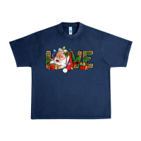 Navy Love And Santa With Gift Boxes Urban Heavy Tee - BundleAndBundleShop