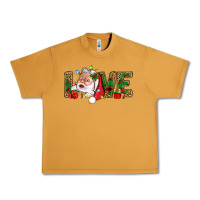 Peanut Butter Love And Santa With Gift Boxes Urban Heavy Tee - BundleAndBundleShop