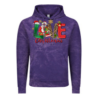Cloud Purple love christmas black santa Vintage Hoodie - MaliasSmallBusiness