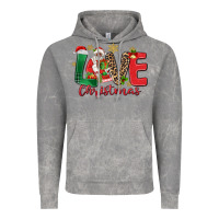 Cloud Rock love christmas black santa Vintage Hoodie - MaliasSmallBusiness