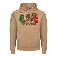 Vintage Coffee love christmas black santa Vintage Hoodie - MaliasSmallBusiness