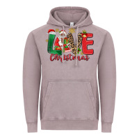 Love Christmas Black Santa Vintage Hoodie | Teevron
