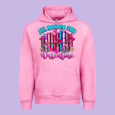 All Booked For Valentines Urban Hoodie Designed By Cowhidedigitalart