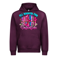 Mauve Wine All Booked For Valentines Urban Hoodie - CowhideDigitalArt