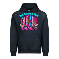 Navy All Booked For Valentines Urban Hoodie - CowhideDigitalArt