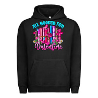 Pigment Black All Booked For Valentines Urban Hoodie - CowhideDigitalArt