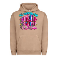 Pigment Burro All Booked For Valentines Urban Hoodie - CowhideDigitalArt