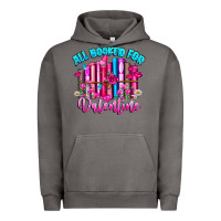 Pigment Tornado All Booked For Valentines Urban Hoodie - CowhideDigitalArt