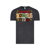 Vintage Black Christmas cookie crew Vintage Tee - MaliasSmallBusiness