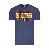 Vintage Denim Christmas cookie crew Vintage Tee - MaliasSmallBusiness