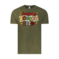 Vintage Olive Christmas cookie crew Vintage Tee - MaliasSmallBusiness