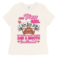 Bone As A Pisces Girl I Was Born With My Heart On My Sleeve And A Mouth Ladies Tee - Jasminsmagicworld