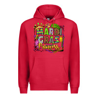 Cardinal mardi gras princess Premium Hoodie - OliviaCreatesArt