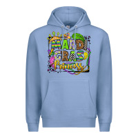 Colony Blue mardi gras princess Premium Hoodie - OliviaCreatesArt