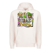 Pale Pink mardi gras princess Premium Hoodie - OliviaCreatesArt