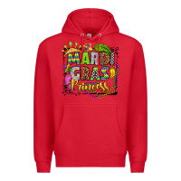 Red mardi gras princess Premium Hoodie - OliviaCreatesArt