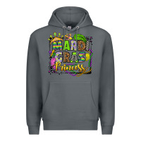 Rock mardi gras princess Premium Hoodie - OliviaCreatesArt