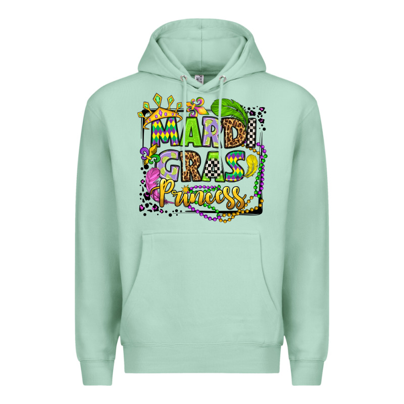 Mardi Gras Princess Premium Hoodie by OliviaCreatesArt | Teevron