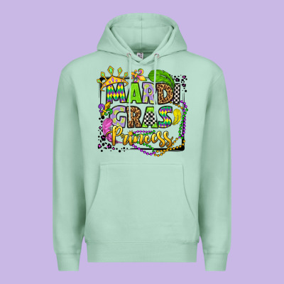 Mardi Gras Princess Premium Hoodie Designed By Oliviacreatesart