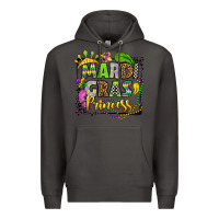 Smoke mardi gras princess Premium Hoodie - OliviaCreatesArt