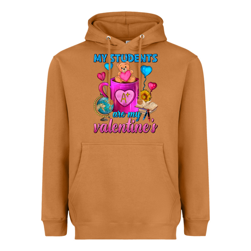 My Students Are My Valentines Day Coffee Mug Heavyweight Hoodie by FaDigitalArtStudio | Teevron