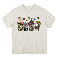 Cream army coffee Heavy Core Tee - Jasminsmagicworld