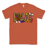 Copper Mardi Gras love dog paw Classic Tee - BundleAndBundleShop