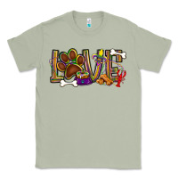 Mardi Gras Love Dog Paw Classic Tee | Teevron