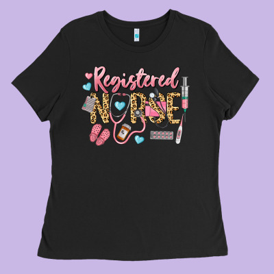 Registered Nurse Ladies Tee Designed By Lillyallendesigns