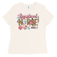 Bone Registered Nurse Ladies Tee - LillyAllenDesigns