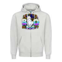 Dove Grey i put boo in booty Zipper Hoodie - CowGirlArtShop