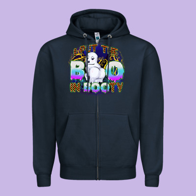 I Put Boo In Booty Zipper Hoodie Designed By Cowgirlartshop