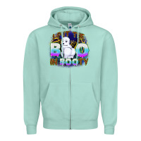 Seafoam i put boo in booty Zipper Hoodie - CowGirlArtShop