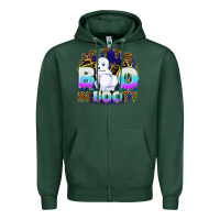 Sports Green i put boo in booty Zipper Hoodie - CowGirlArtShop
