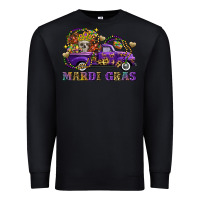 Black mardi gras skull truck Premium Sweatshirt - FaDigitalArtStudio