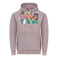 Vintage Zinc Happy Easter Vintage Hoodie - NancyCooperArtShop