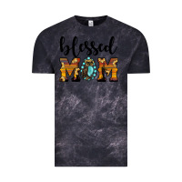 Cloud Black blessed mom Vintage Tee - JahusDesignShop