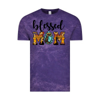 Cloud Purple blessed mom Vintage Tee - JahusDesignShop