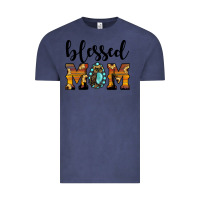 Vintage Denim blessed mom Vintage Tee - JahusDesignShop