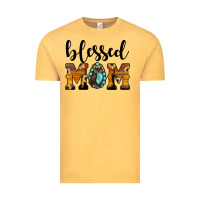 Vintage Mustard blessed mom Vintage Tee - JahusDesignShop