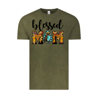 Vintage Olive blessed mom Vintage Tee - JahusDesignShop