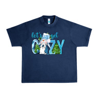 Navy Let's Get Cozy Urban Heavy Tee - BundleAndBundleShop