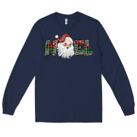 Navy noel santa claus Long Sleeve Tee - Jasminsmagicworld