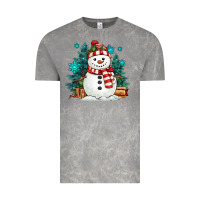 Cloud Rock christmas snowman Vintage Tee - MaliasSmallBusiness