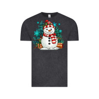 Christmas Snowman Vintage Tee | Teevron