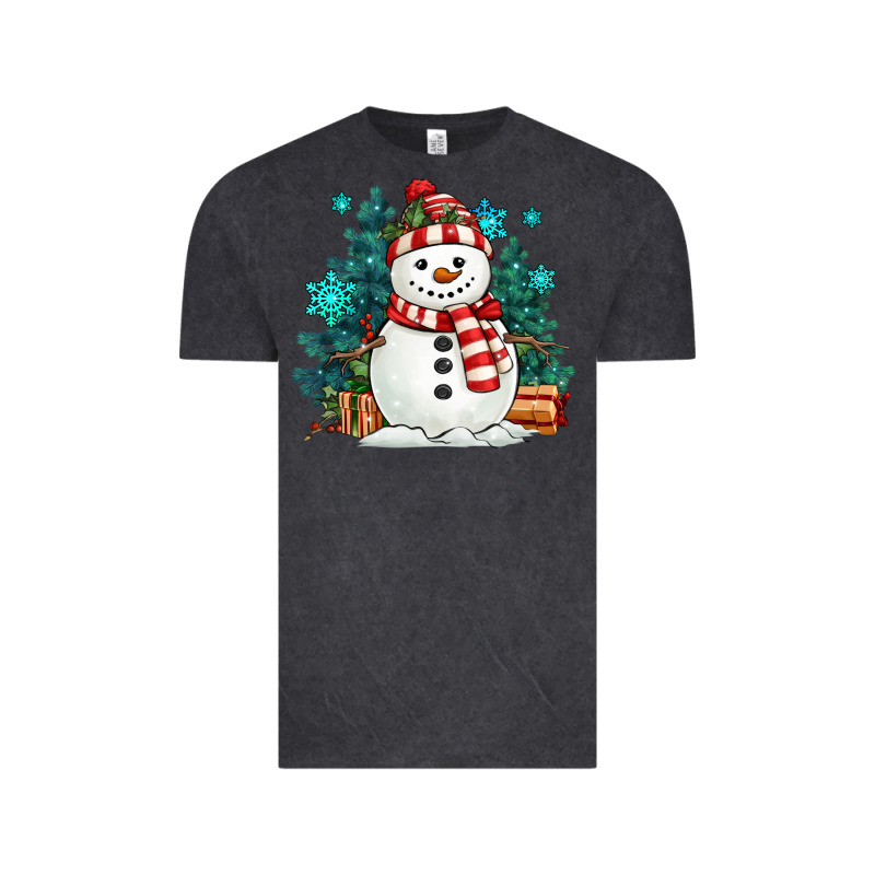 Christmas Snowman Vintage Tee by MaliasSmallBusiness | Teevron