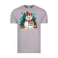 Vintage Zinc christmas snowman Vintage Tee - MaliasSmallBusiness
