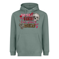 Sage Valentine's Day roses are red i am going to bed Heavyweight Hoodie - FaDigitalArtStudio