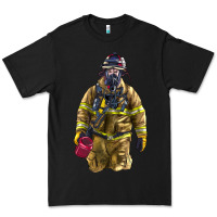 Black Firefighter Premium Tee - LillyAllenDesigns